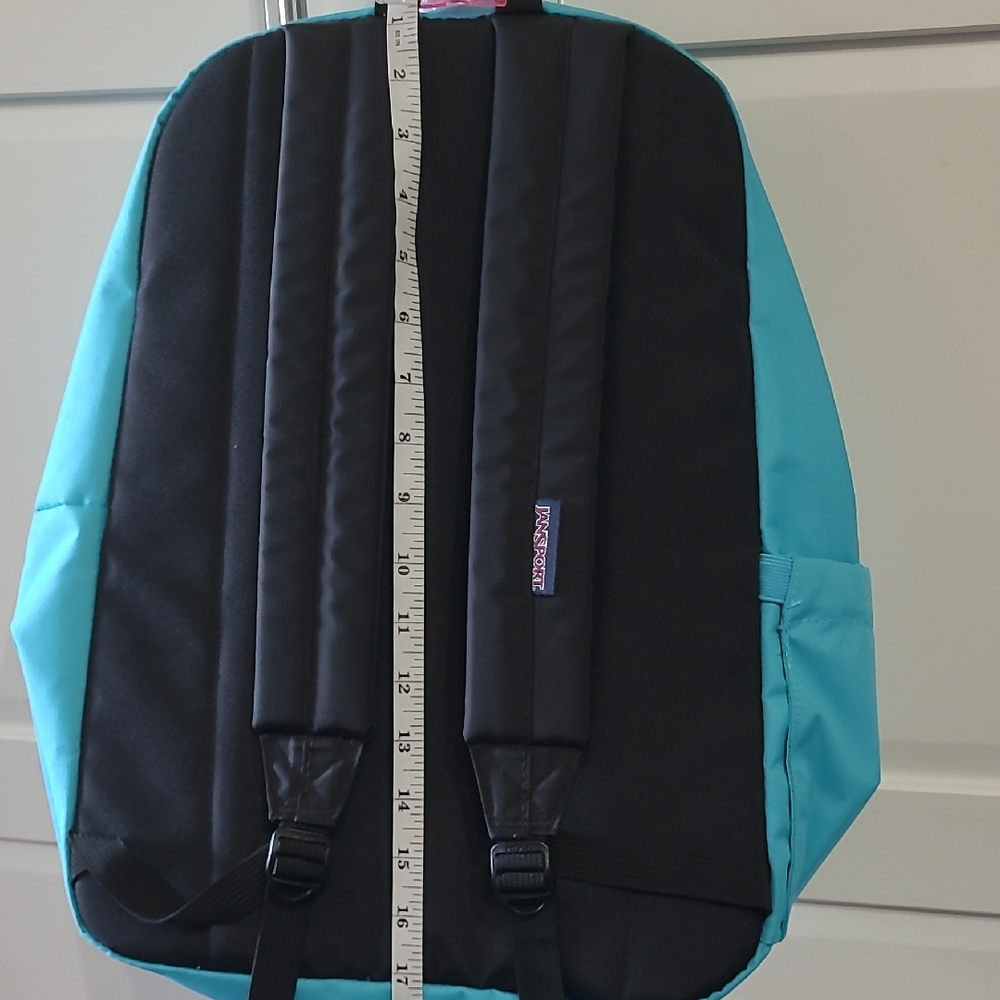 Jansport  Classic Super B Pack & Labtop Sleeve & Side Bottle Pocket Compartment - Picture 3 of 11